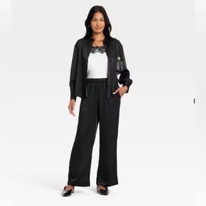 a new day Black Wide Leg Women's Pants